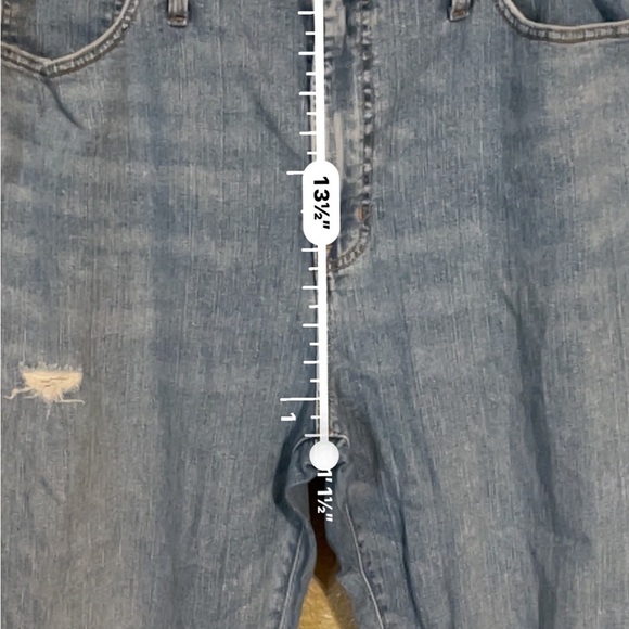 Madewell Classic Blue Ripped Jeans - Picture 6 of 6